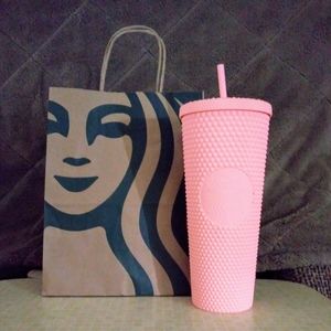Starbucks Matte Pink Studded Tumbler 24 oz.